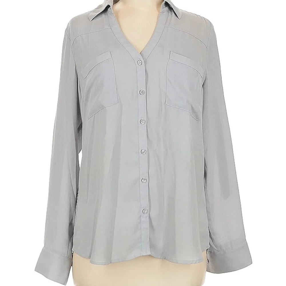 Express Portofino Long Sleeve Button Up Shirt